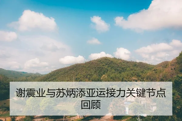 谢震业与苏炳添亚运接力关键节点回顾 - leyu